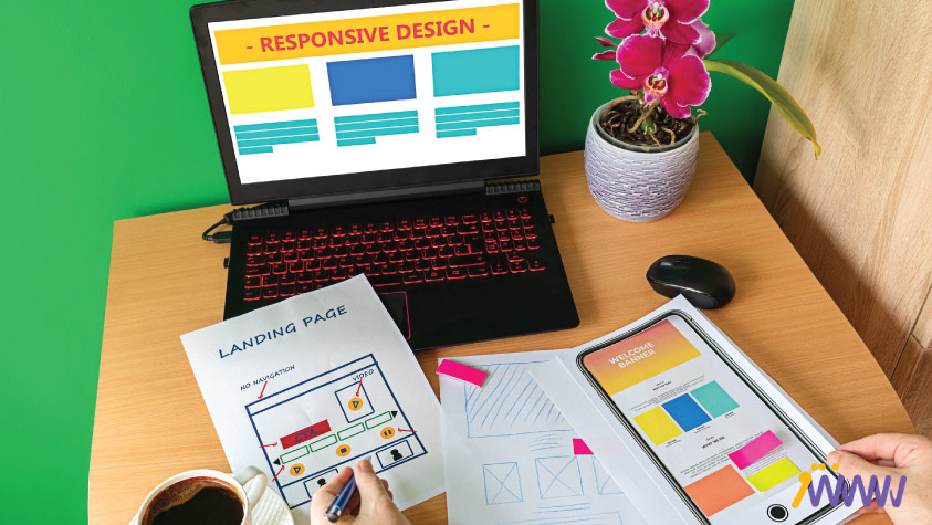 Company website design in Isfahan